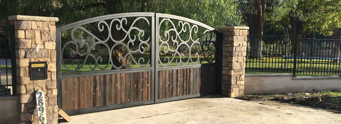 wrought iron fence designs